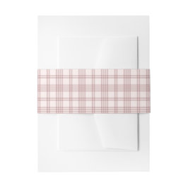 Preppy pink gingham country Bridal Shower Einladungsbanderole