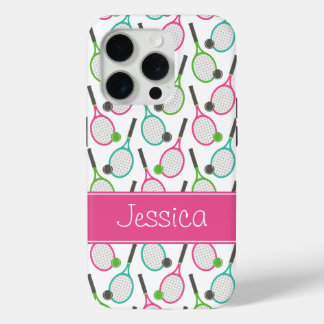 Preppy Pink Green Aquamarin Tennis Muster Personal title_seo2