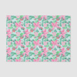 Preppy Pink & Green Christmas Bows & Garland Seidenpapier<br><div class="desc">PreppyPrint.com - Feiern Sie Weihnachten im Stil! Fügen Sie Ihre personalisierte Touch hinzu. Übertragen Sie dieses Design auch auf die Produkte Ihrer Wahl! Bitte besuchen Sie meinen Designer-Shop,  PreppyPrint.com,  um die Dinge zu koordinieren.</div>
