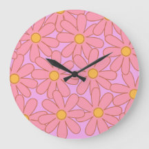 Preppy Pink Lila Floral Einfaches Muster Blume