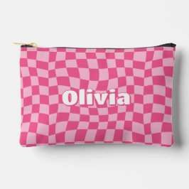 Preppy-Pink-Pencil-Case Zubehörtasche