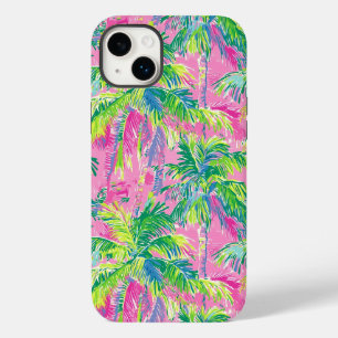 Preppy Pink Tropical Case-Mate iPhone 14 Plus Hülle
