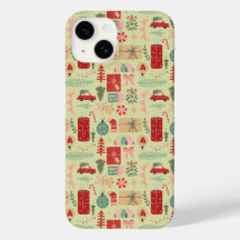 Preppy Pink und Minze Green Coquette Weihnachten