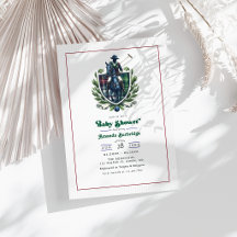 Preppy Polo Baby Shower Reittier Tartan Wappen