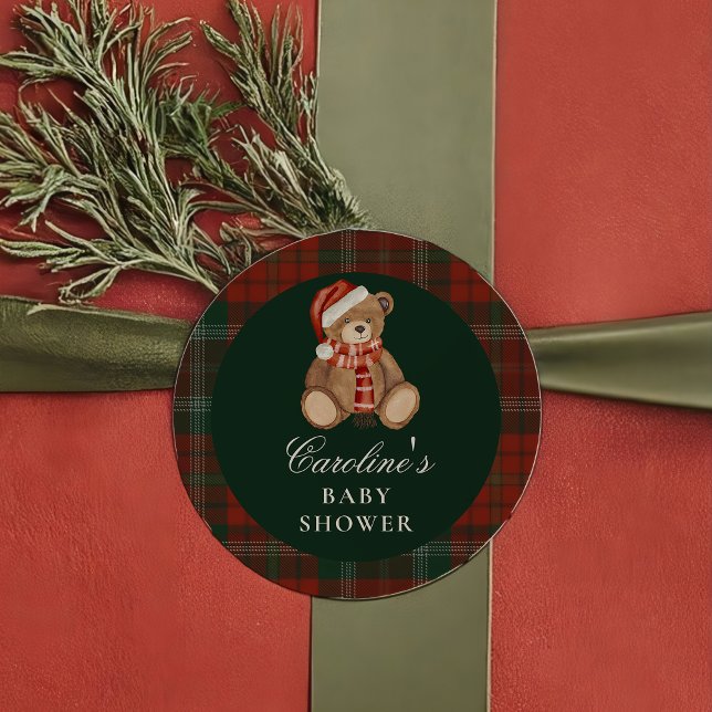 Preppy Polo Bear Baby Shower Sticker (Von Creator hochgeladen)