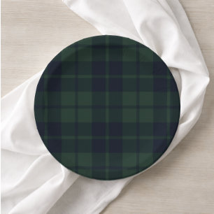 Preppy-Polo-Tartan-Karopappe Pappteller