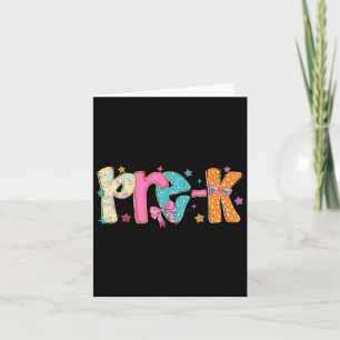 Preppy Pre-k Back to School Pre-k Grade Teachers R Karte