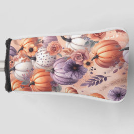Preppy Pumpkin Pattern Golf Headcover