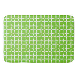 Preppy Quadratgitter – koordinierendes Limette Badematte