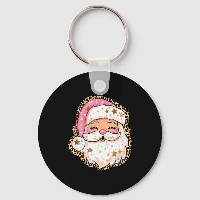 Preppy Santa - Christmas - Funny Christmas - Happy Schlüsselanhänger (Vorderseite)