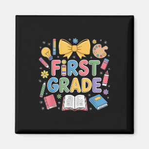 Preppy-Schule-Erster-Klassen-Back-To-School-Coquet Magnet