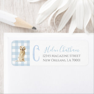 Preppy Southern Blue Boy Dog Baby Dusche