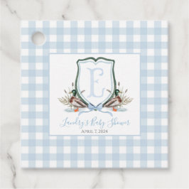 Preppy Southern Blue Boy Duck Baby Duck Geschenkanhänger