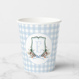 Preppy Southern Blue Boy Duck Baby Duck Pappbecher