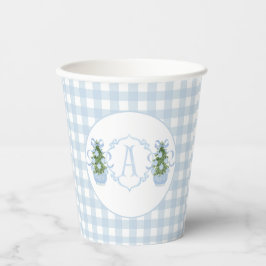 Preppy Southern Blue Boy Weihnachtsdusche Pappbecher