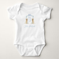 Preppy Southern Blue Dog Boy Baby Shower Baby Baby