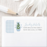 Preppy Southern Christmas Tree Address Labels<br><div class="desc">Preppy Southern Christmas Tree Rücksendeadressen-Aufkleber Kann für jede Art von Veranstaltung verwendet werden!</div>