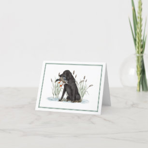 Preppy Southern Duck Hunter Carte de remerciements