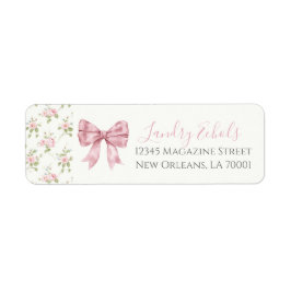Preppy Southern Pink Floral Baby Dusche