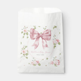 Preppy Southern Pink Girl Floral Baby Dusche Geschenktütchen