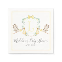 Preppy Southern Yellow Stork Baby Showroom