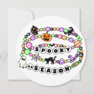 Preppy Spooky Season Halloween Freundschaftsbracel