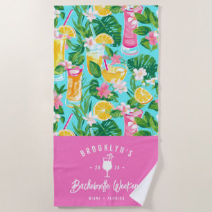 Preppy Summer Cocktail   Bachelorette Weekend Strandtuch