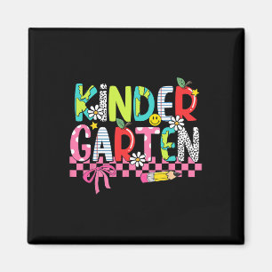 Preppy Supplies Kindergarten Froher letzter Schult Magnet