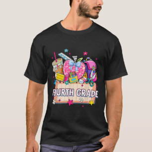 Preppy Supplies Vierte Klasse Glücklicher Letzter T-Shirt