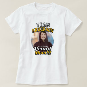 Preppy-Team [Familienname] Stolz Mutter Abschlussf T-Shirt
