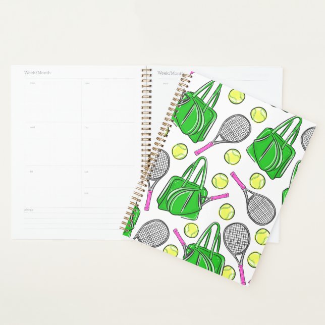 Preppy Tennis Bag Green School Office Planer (Anzeige)