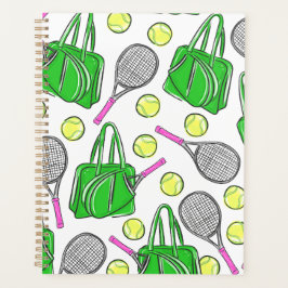 Preppy Tennis Bag Green School Office Planer