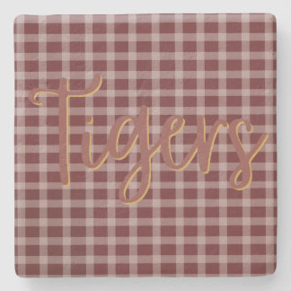 Preppy Tiger Limestone Coaster Steinuntersetzer