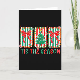 Preppy Tis The Season Weihnachtsbaum Coquette Boge Karte