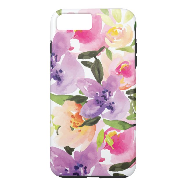 Preppy Water Colorful Boho Blume Case-Mate iPhone Hülle (Rückseite)