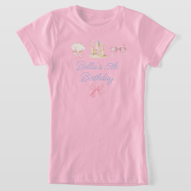 Preppy Watercolor Beach Party T-Shirt (Ablage )