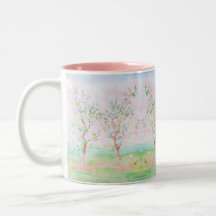 Preppy Watercolor Hübsch Chinoiserie Pink