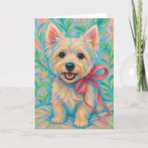 Preppy Westie Karte