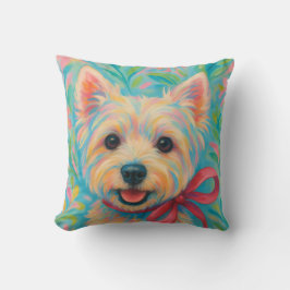 Preppy Westie Kissen