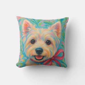 Preppy Westie Kissen