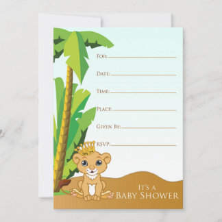 Preprinted Fill in Invitations