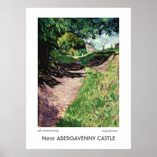 Près du château d'Abergavenny Imprimer ou poster (Devant)