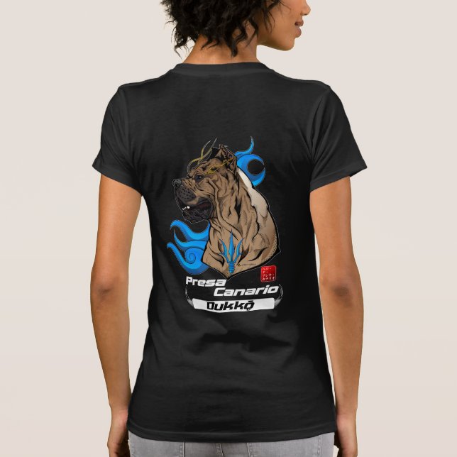 Presa Canario Dukkǭ von Ricardo Pires T-Shirt (Rückseite)