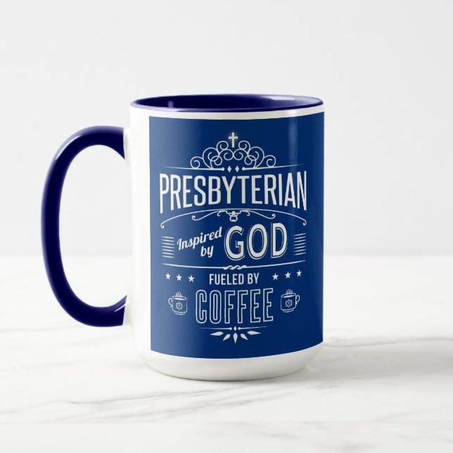Presbyterian, von Gott  durch Kaffee-Tasse gespeis Tasse (Links)