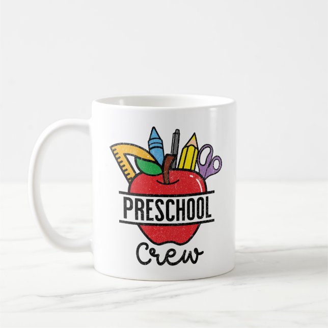 Preschool Crew Preschool Squad Kaffeetasse (Links)