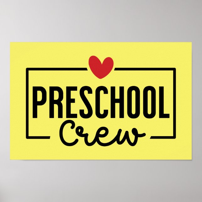 Preschool Crew Preschool Squad Poster (Vorne)