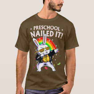 Preschool Dabbing Bunny Abschluss Class of 2022 k T-Shirt
