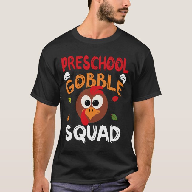 Preschool Gobble Squad T-Shirt (Vorderseite)