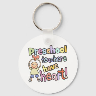 Preschool-Lehrer haben Herz Schlüsselanhänger