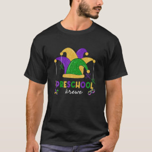 Preschool-Lehrer Krewe Jester Hat Mardi Gras Carn T-Shirt